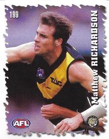2000 Select AFL Stickers #199 Matthew Richardson Front
